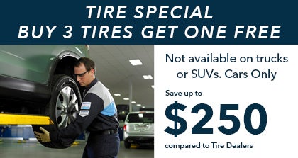Buy 3 Tires Get One Free